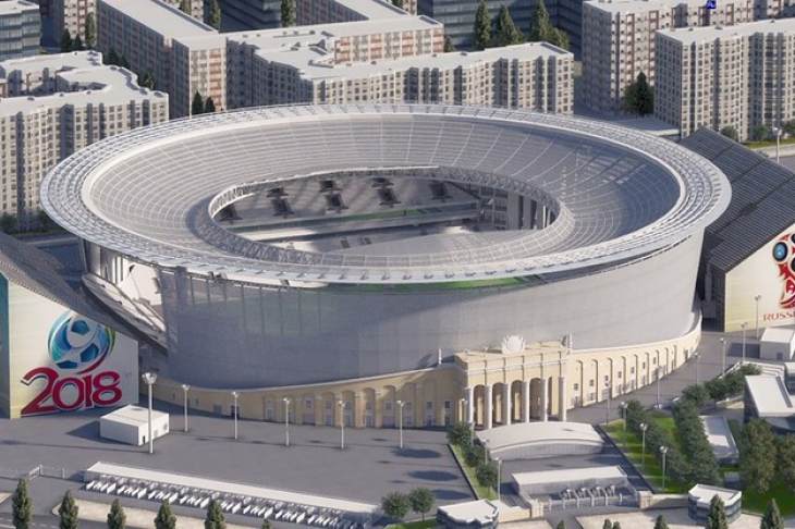 Стадион «Екатеринбург-Арена» после реконструкции станет серым