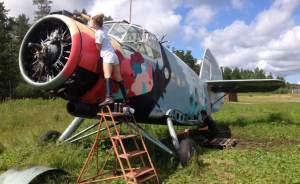 Самолет на пенсии: на Урале создали уникальный арт-объект