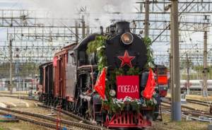 ​На вокзал Екатеринбурга прибыл ретропоезд «Эшелоны Победы»