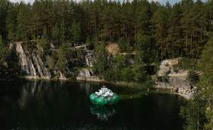 ​Первый водный арт-объект появился вблизи Екатеринбурга