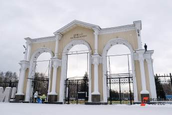 ​Вход в Парк Маяковского с улицы Щорса откроют не раньше 20 ноября