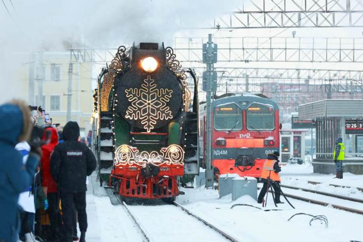 ​Поезд Деда Мороза приедет в Екатеринбург в канун Нового года