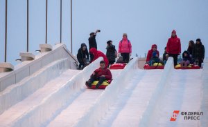 ​В Екатеринбурге построили одну из самых высоких горок в России