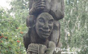 В декабре начнут реставрировать деревянных идолов из Парка лесоводов России