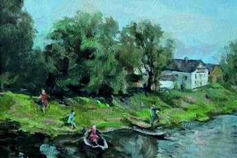 Там, где сосна с рекою говорит. Леонард Гусев и Юрий Ужегов