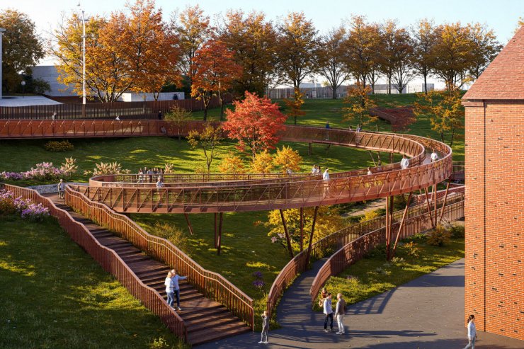 ​На старинном заводе под Екатеринбургом появится арт-объект в виде лестницы