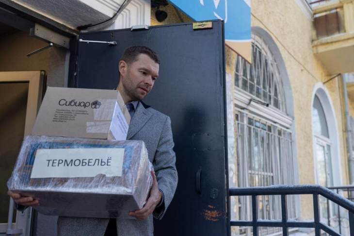 Уральский депутат вновь отправил мобилизованным машину с гуманитарной помощью