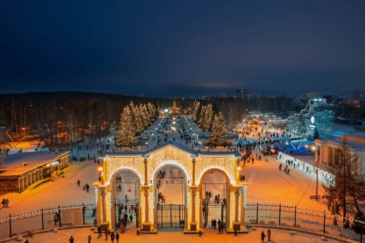Жителей Екатеринбурга приглашают встретить Новый год в Парке Маяковского