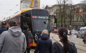 На улицы Екатеринбурга вышел новый трамвай «Кастор»